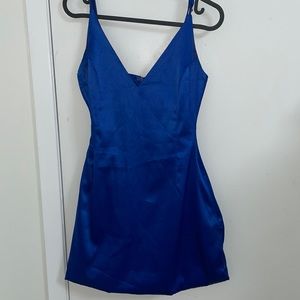Blue dress ( V neck)